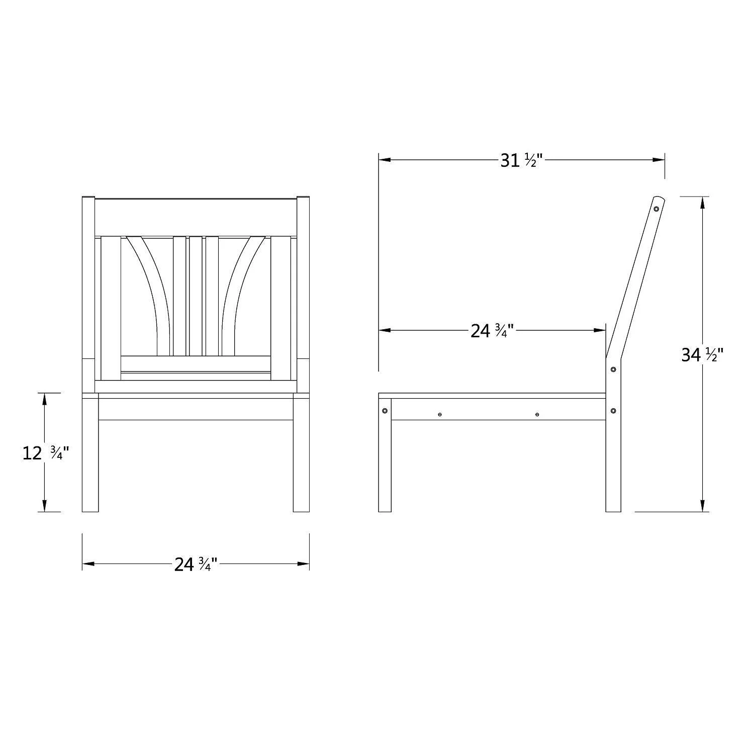 Abbington Teak Wood 8 Pieces Patio Sectional Set with Navy Cushion - Image 13
